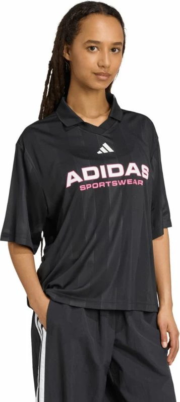 Maicë polo për femra adidas, e zezë