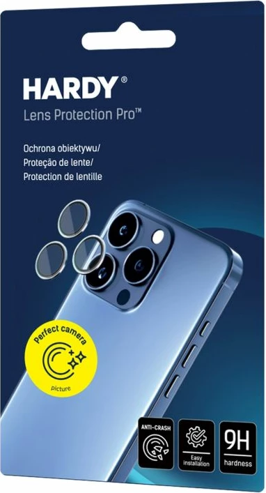 Mbrojtës xhami për kamerë 3mk Protection HARDY Pro për iPhone 13 Mini/13, argjendtë