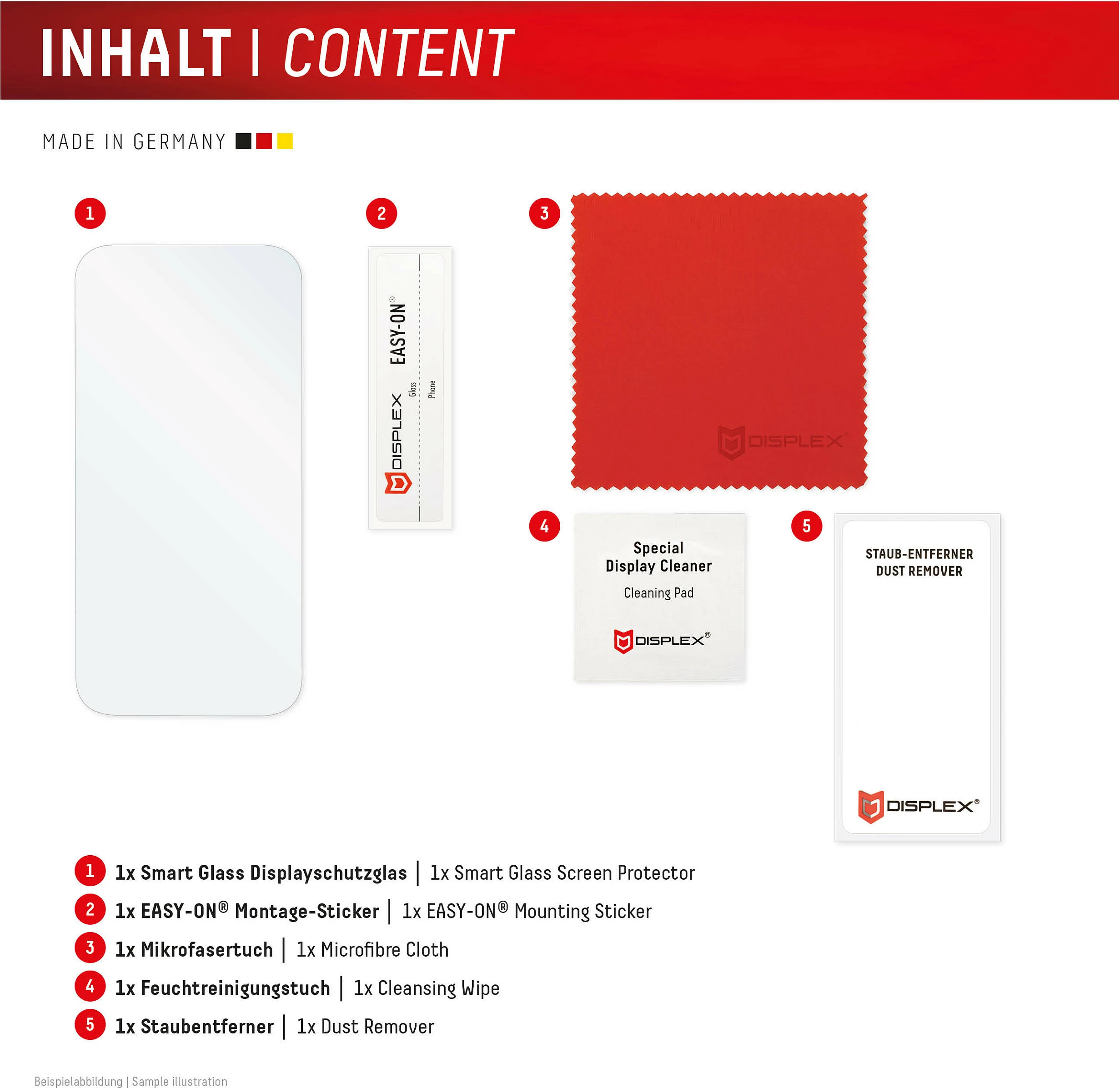 Xham mbrojtës ekrani Displex Smart Glass për iPhone 17/17 Pro, 9H, 0.3 mm, transparent