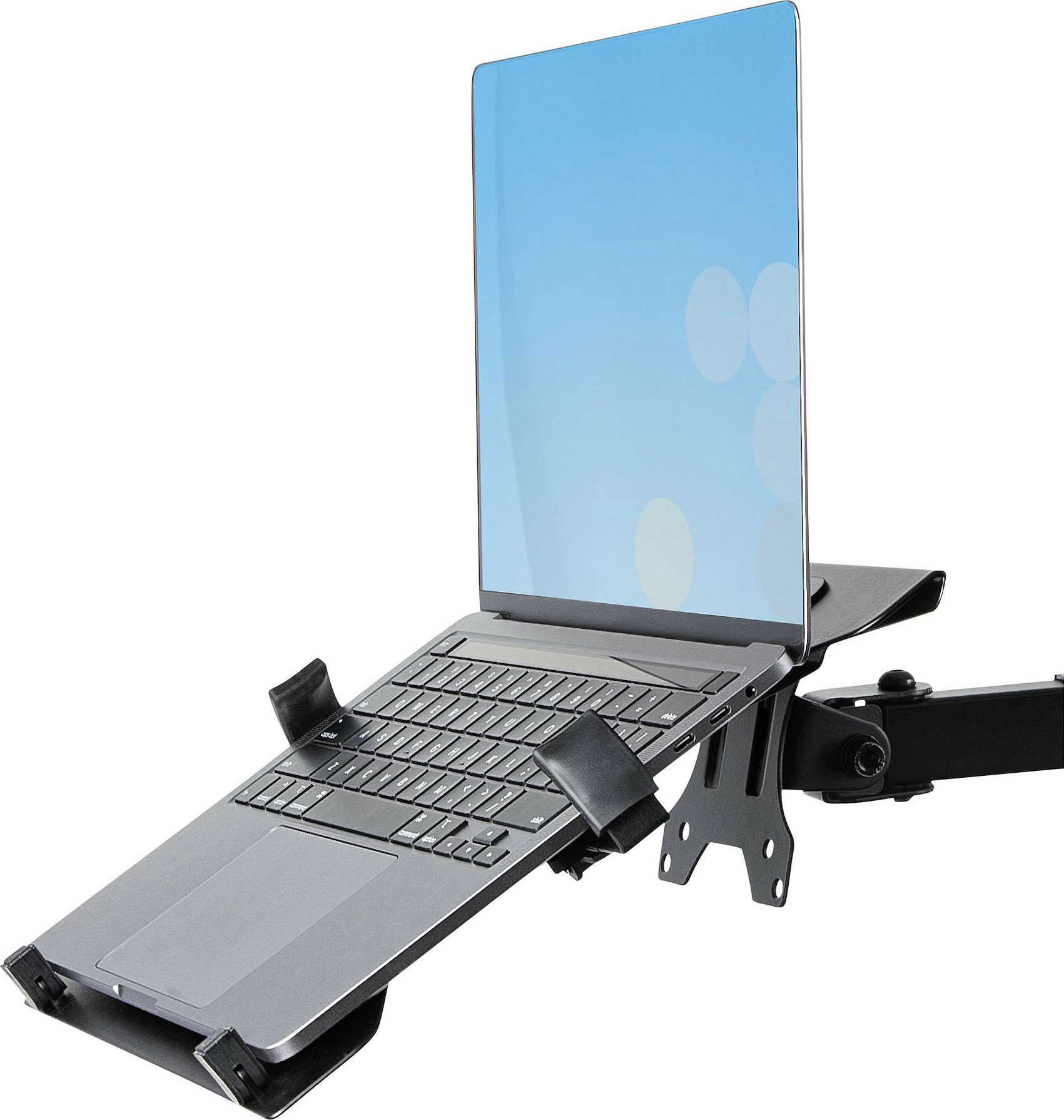Mbajtëse monitori dhe laptopi StarTech, krah i rregullueshëm me C-klemë, VESA 75x75/100x100, deri 34", e zezë