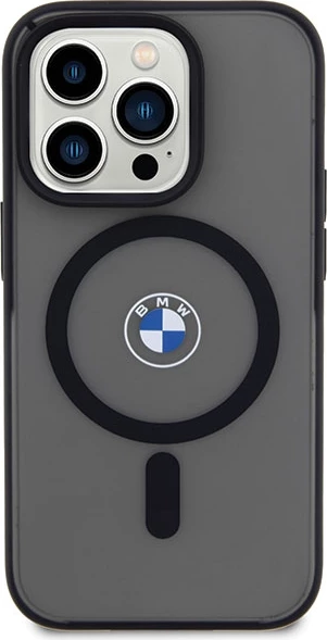 Mbështjellës BMW BMHMP14XDSLK për iPhone 14 Pro Max 6.7", hardcase, MagSafe, zi