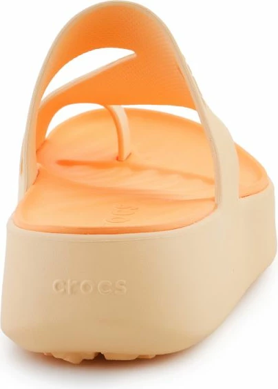Sandale platforme Crocs për femra, portokalli