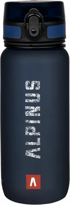 Shishe uji Alpinus Trysil 650 ml për aktivitete sportive, ngjyrë blu e errët
