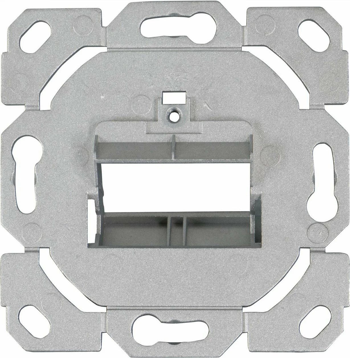 Mbajtëse UAE për 2x module Keystone EFB Elektronik, Slimline, metal, gri