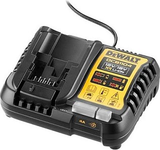 Karikues i shpejtë DeWALT DCB1104, 12V/18V, për bateri Li-Ion, i zi