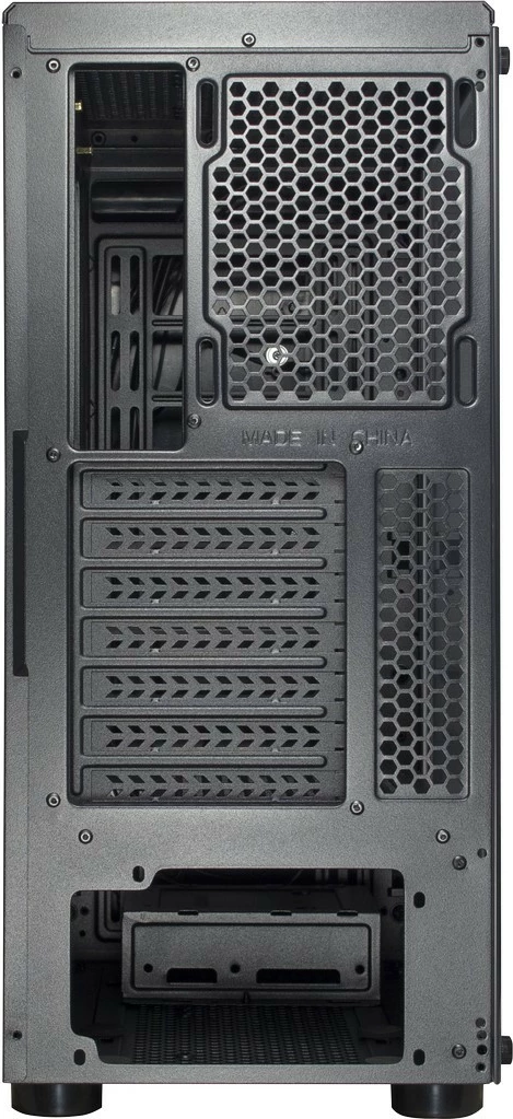 Kasë Inter-Tech A-3411 Creek, Tower, ATX/micro ATX/ITX, xham i temperuar, RGB, e zezë