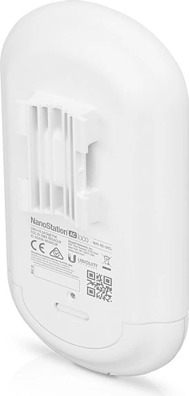 Antenë wireless CPE Ubiquiti NanoStation 5AC Loco, 5 GHz, 450 Mbit/s, PoE, 13 dBi, e bardhë