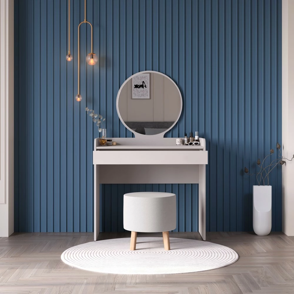 Tavolinë grimi Hanah Home, Tmu-701-Vv-1, ngjyrë mink