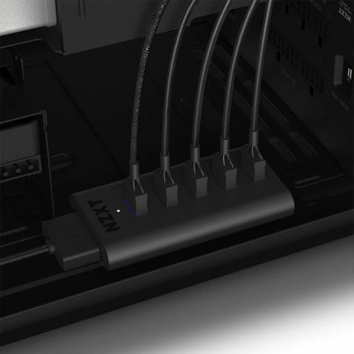 Hub USB i brendshëm NZXT Internal USB Hub Gen3 AC-IUSBH-M3, 4x USB 2.0, i zi