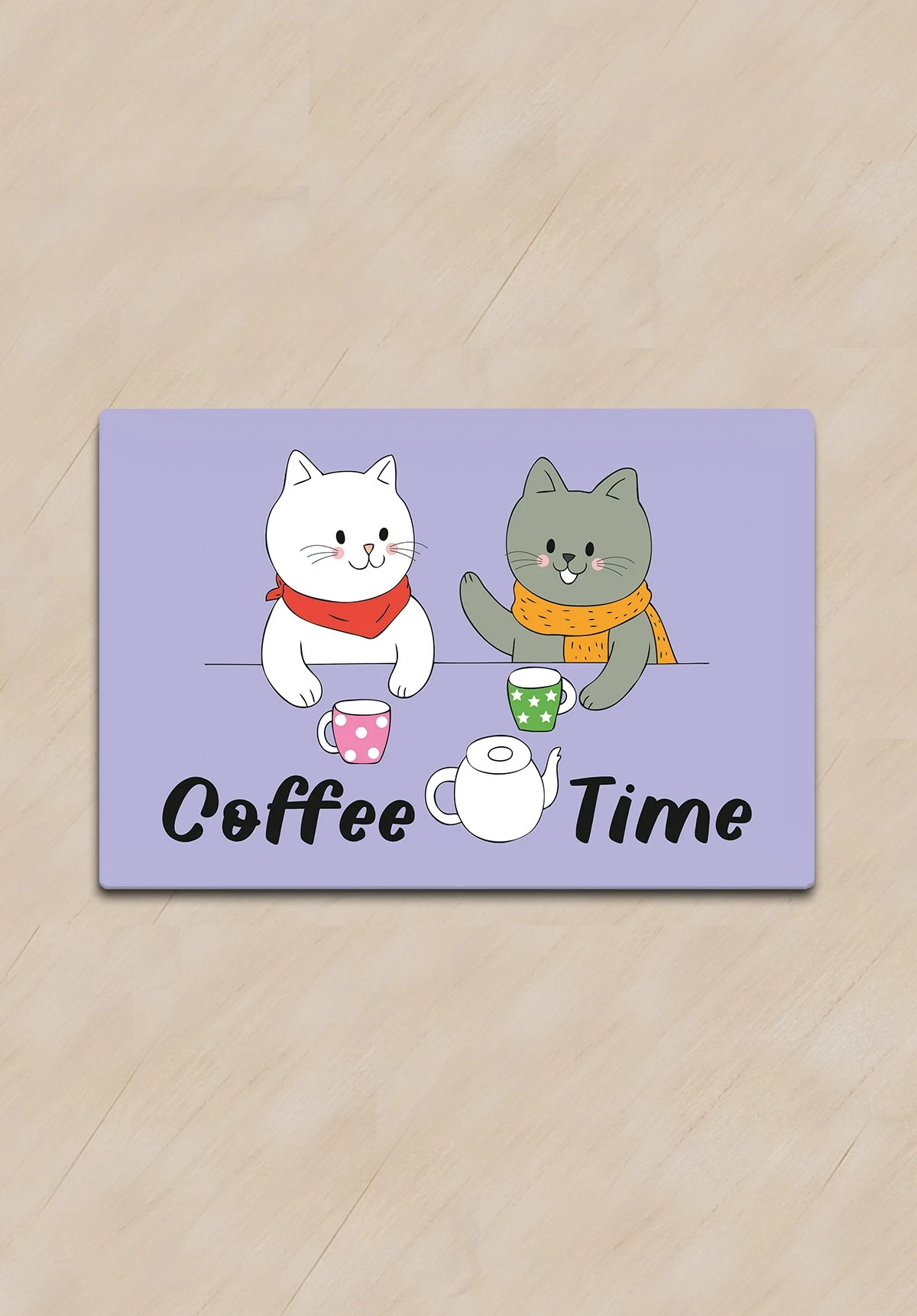 Tapet për rërë mace, Paws & Whiskers, Locafe, shumëngjyrësh, 40x60cm