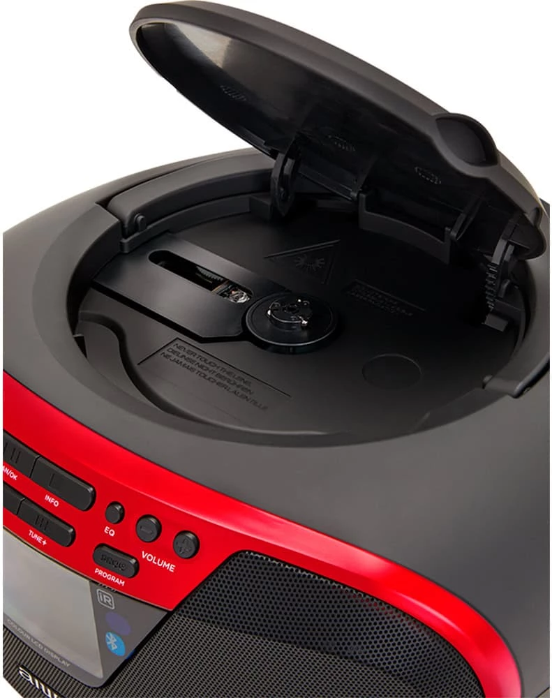 Radio Boombox Portative me DAB+, CD, Bluetooth dhe USB AIWA BBTU-500DAB/RD