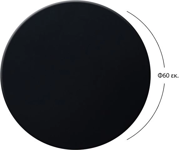 Sipërfaqe tavoline Werzalit '60 ngjyrë e zezë FH5227.01