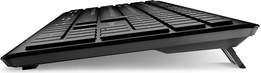 Tastierë Sharkoon OfficePal K30W, DE layout, Rubberdome, e zezë