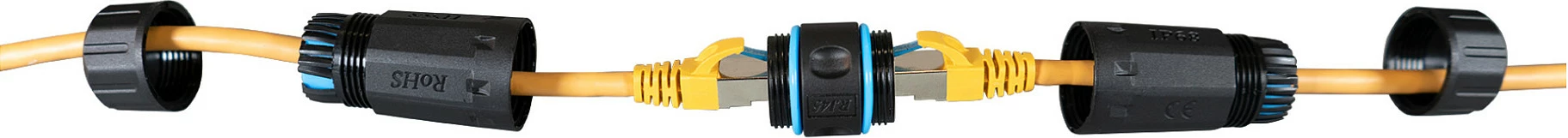 Kuplungë RJ45 EFB Elektronik Cat6, IP68, femër/femër