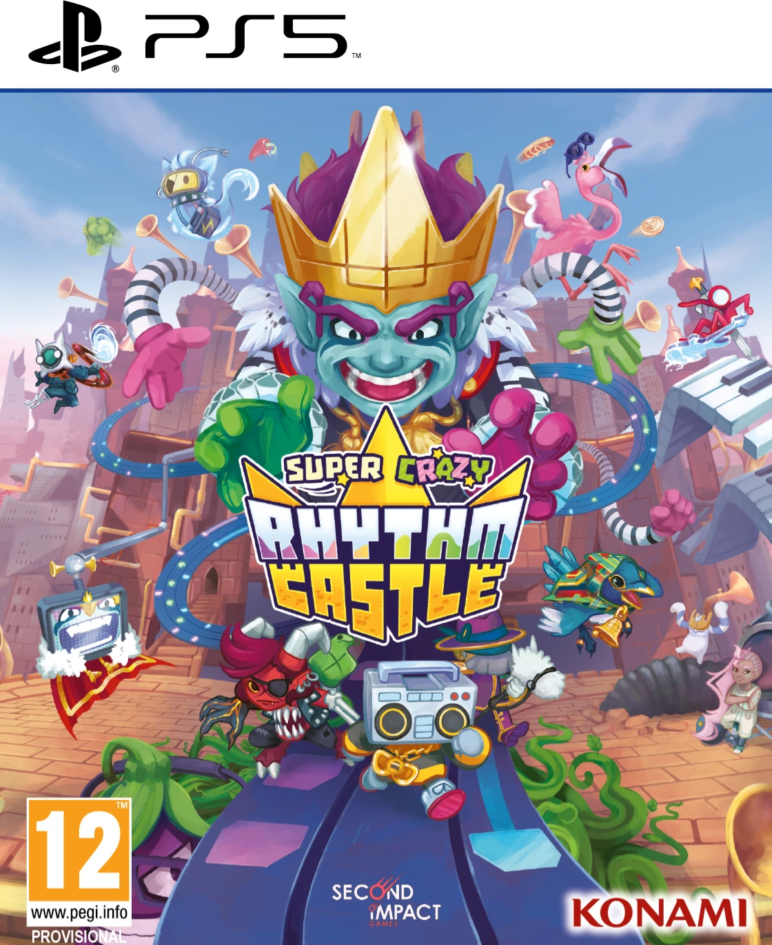 Lojë PS5 Konami Super Crazy Rhythm Castle, PEGI 12