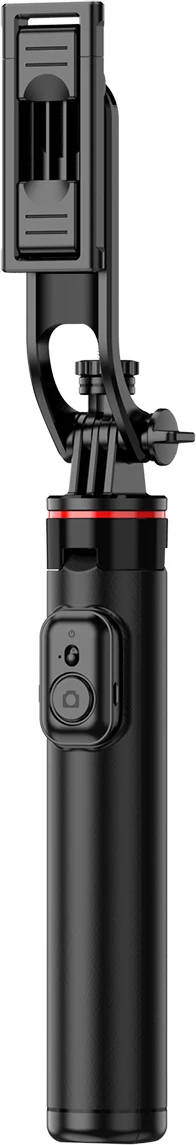 Shkop selfie me tripod, Wozinsky WC1Y2S, 1.31 m, kontrollues Bluetooth 5.2, filetë 1/4", i zi