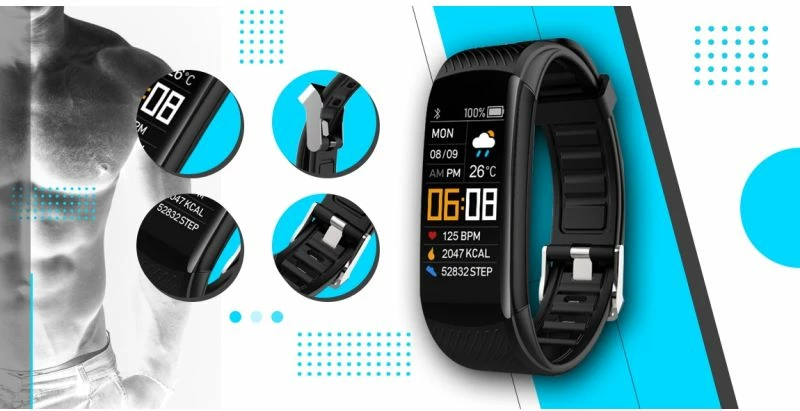 Smartwatch Giewont, zi e kaltër