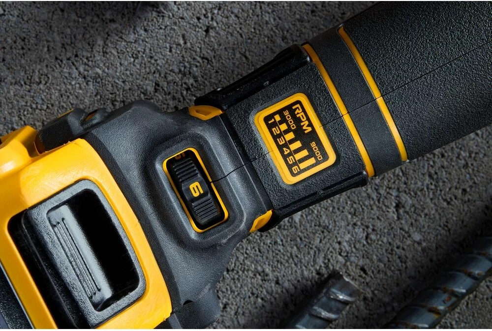 Fleks akumulator Dewalt DCG409VSN 18V/54V FlexVolt Advantage 125 mm pa furça me kontroll shpejtësie, pa bateri/karikues
