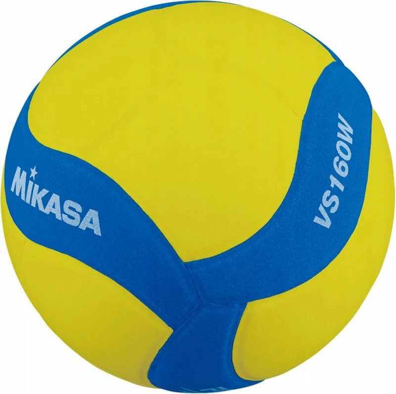 Top volejboll për fëmijë Mikasa, blu dhe i verdhë