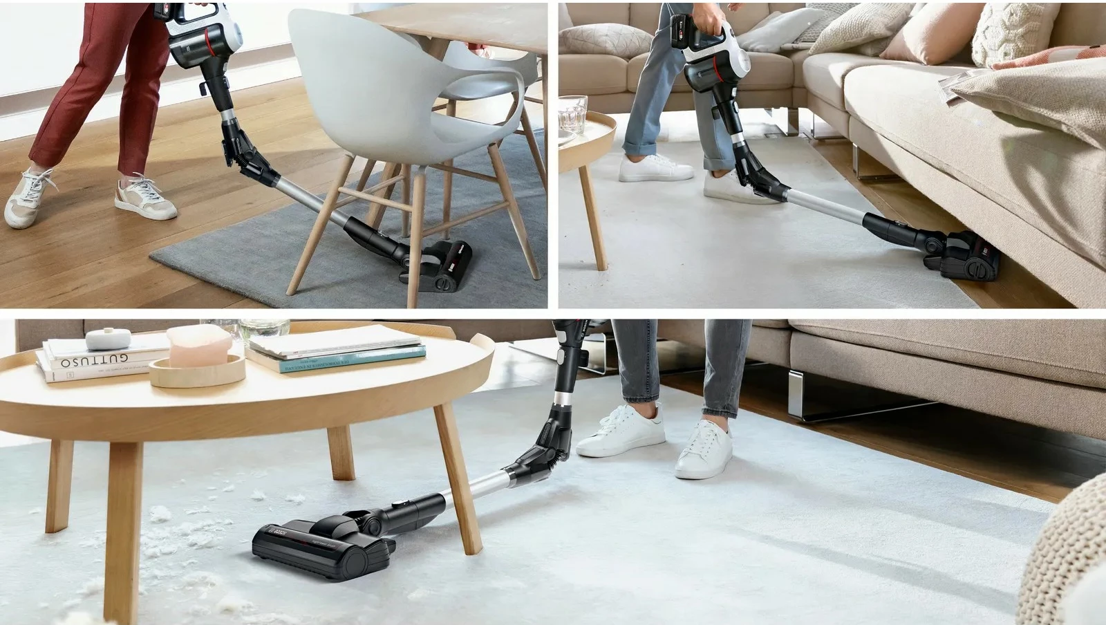 Fshesë me korrent Bosch BSS715CARP, pa qese, 0.3L, 18V, e zezë/argjendtë/e bardhë