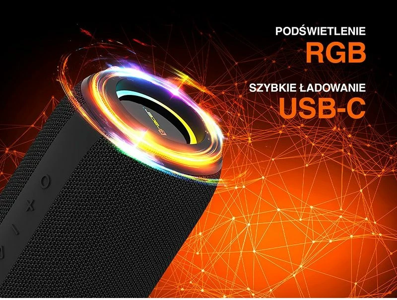 Boks portabel Tracer për outdoor, i zi