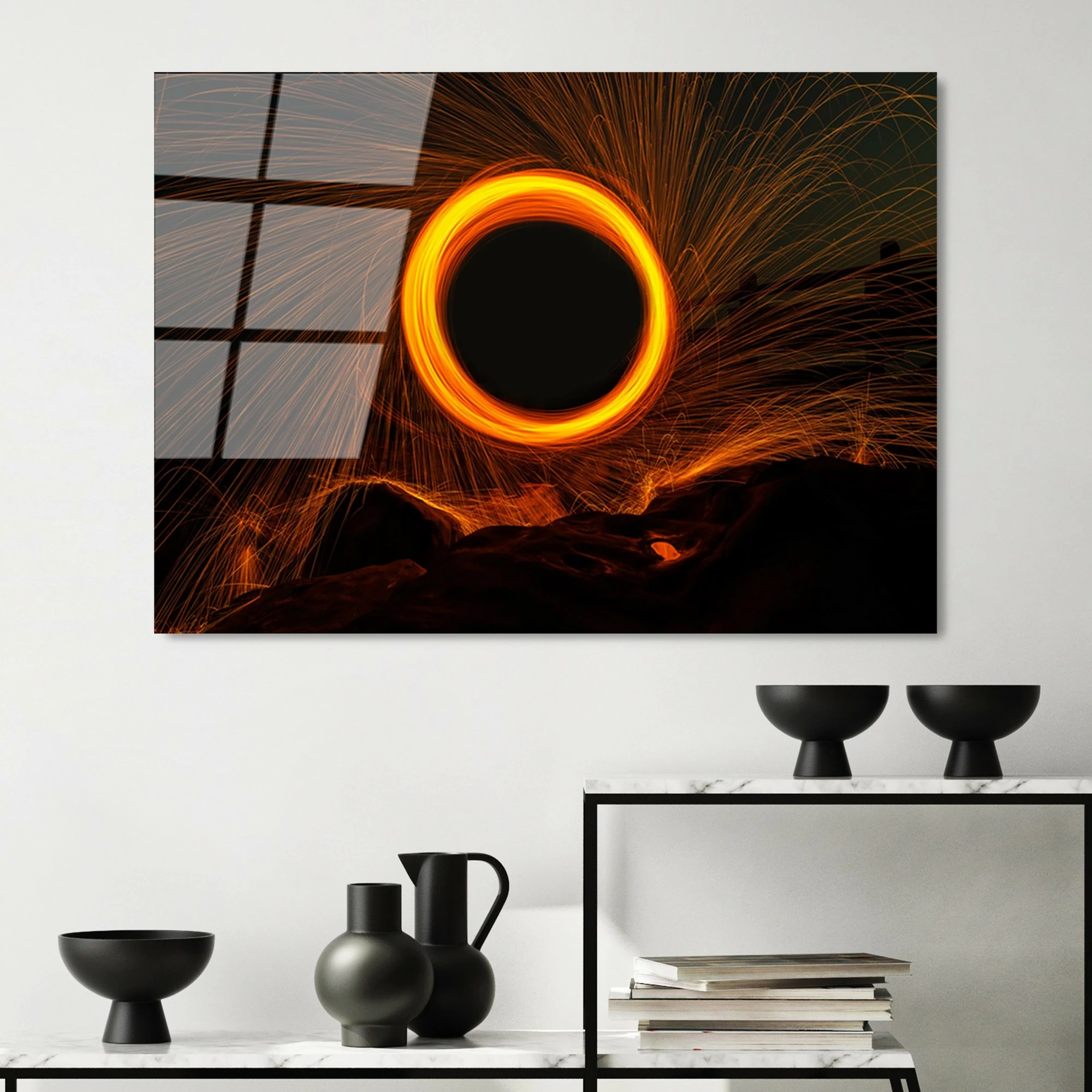 Pikturë dekorative prej xhami të temperuar Wallity, UV-089, 70x100cm