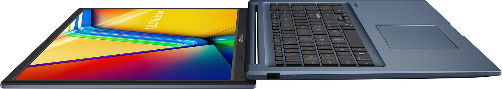 Laptop ASUS Vivobook 17 X1704VA-ISCAU1214W, Intel Core 3, 16GB RAM Memorje, 512GB SSD, 17.3" FHD, Windows 11 Home, Quiet Blue
