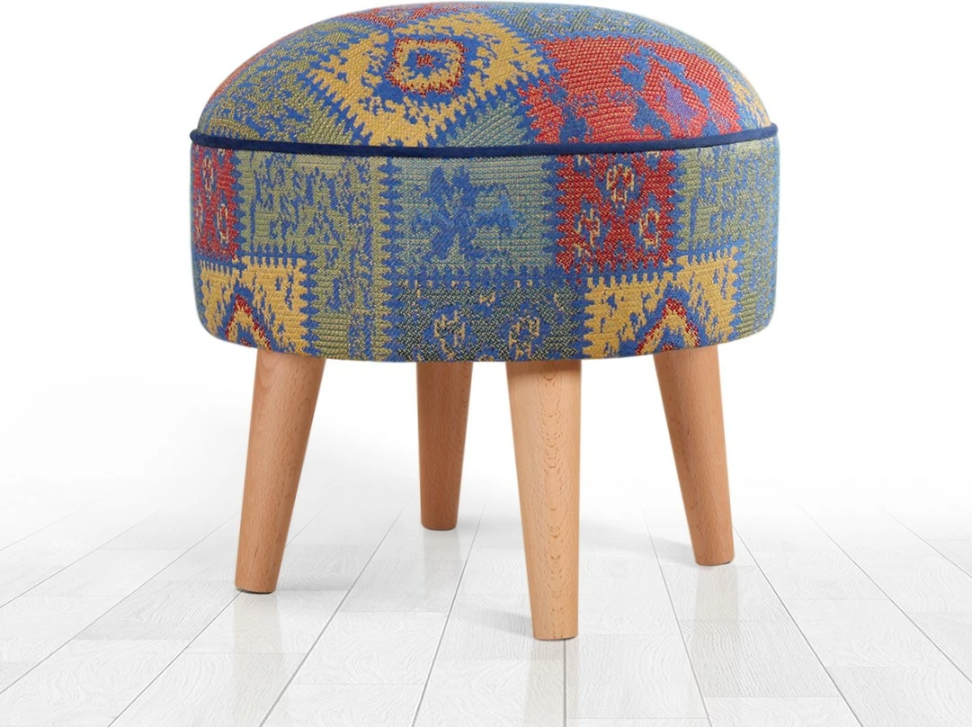Puf Atelier del Sofa, Rugrev, ngjyrë kaltër
