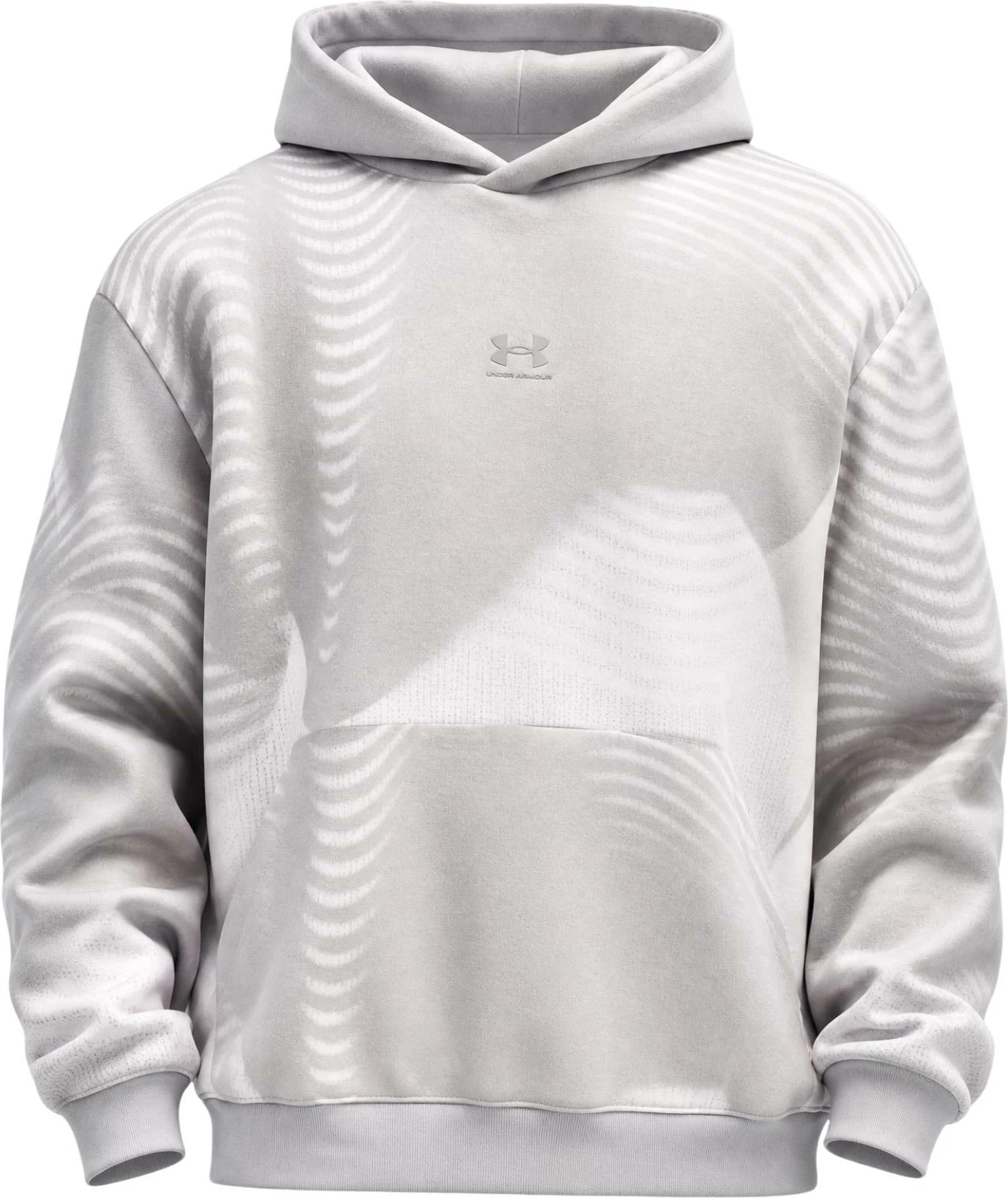 Duks me kapuç për meshkuj Under Armour UA Icon Fleece Printed HD 77-6016615, i hirtë [Madhësia: XL]