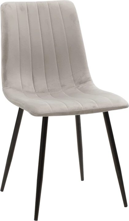 Set tavoline me karrige Balou-Noor, MDF, e zezë-gri, 5 copë, D120x73cm