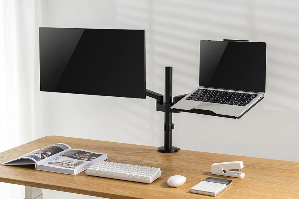 Tabaka VESA për laptop/tablet UVI UVIDVESATR, 10–17\", VESA 75x75, deri 5 kg, e zezë