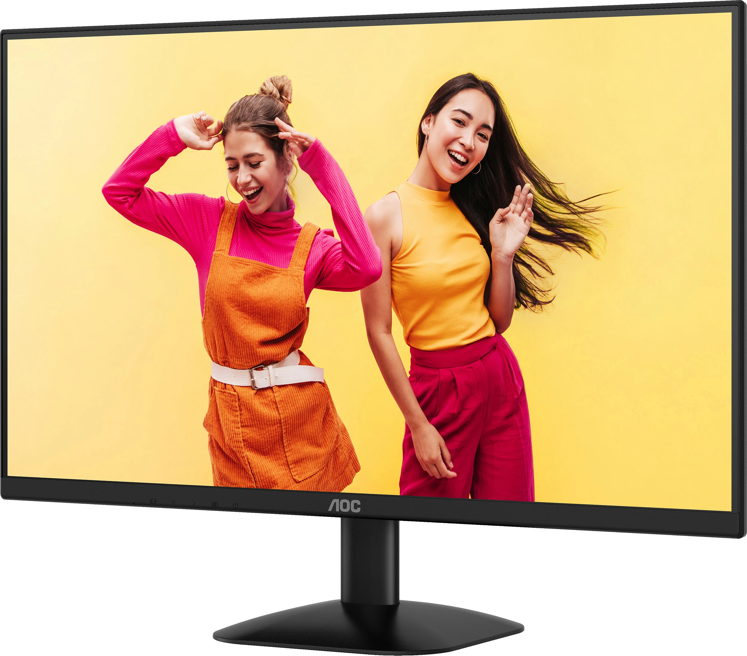 Monitor AOC 24B35HM2, 23.8", FHD, 100Hz, 1ms MPRT, Adaptive Sync, pa kornizë, i zi