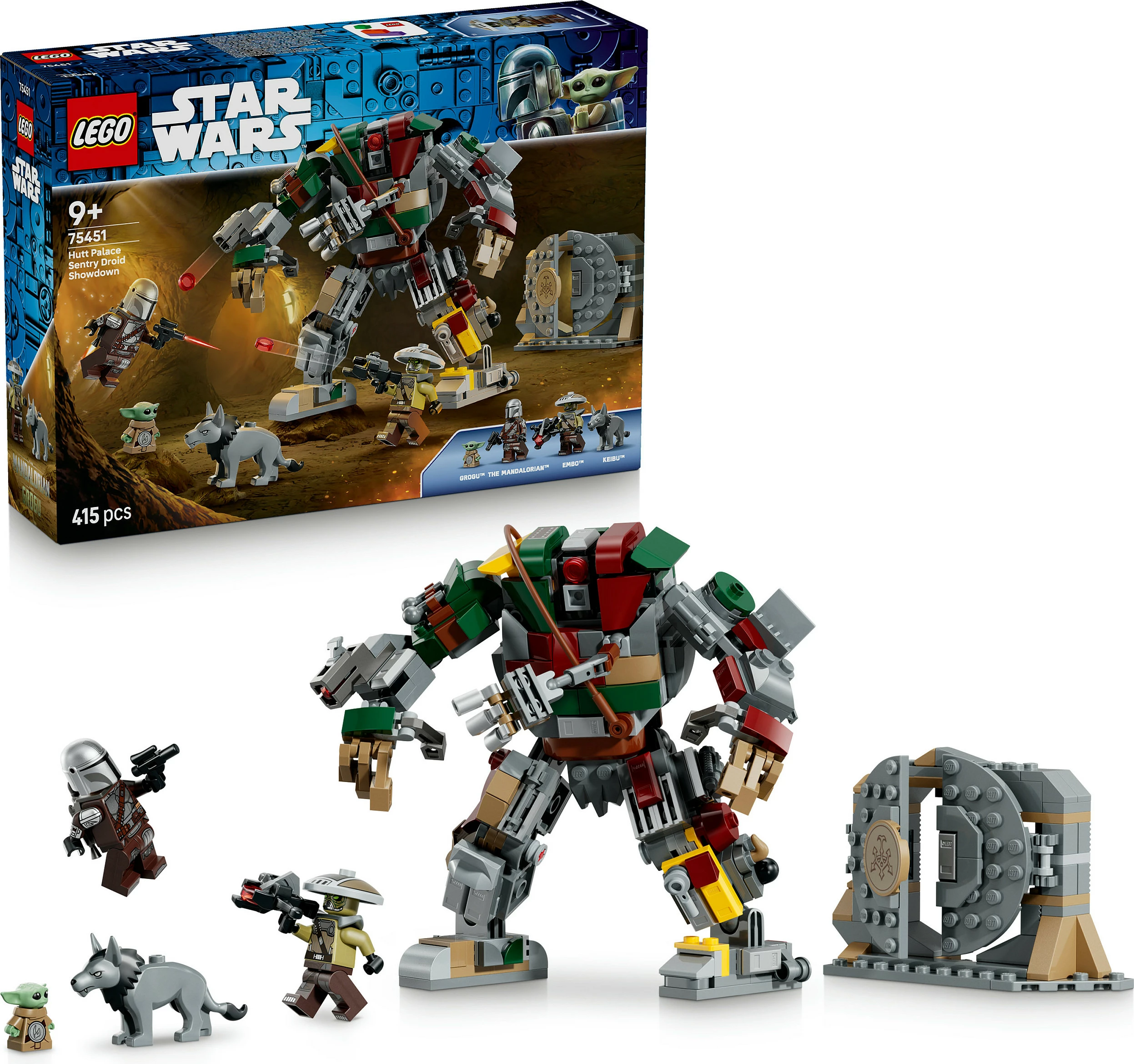 Set ndërtimi LEGO Star Wars 75451 Hutt Palace Showdown, 415 copë, 9+