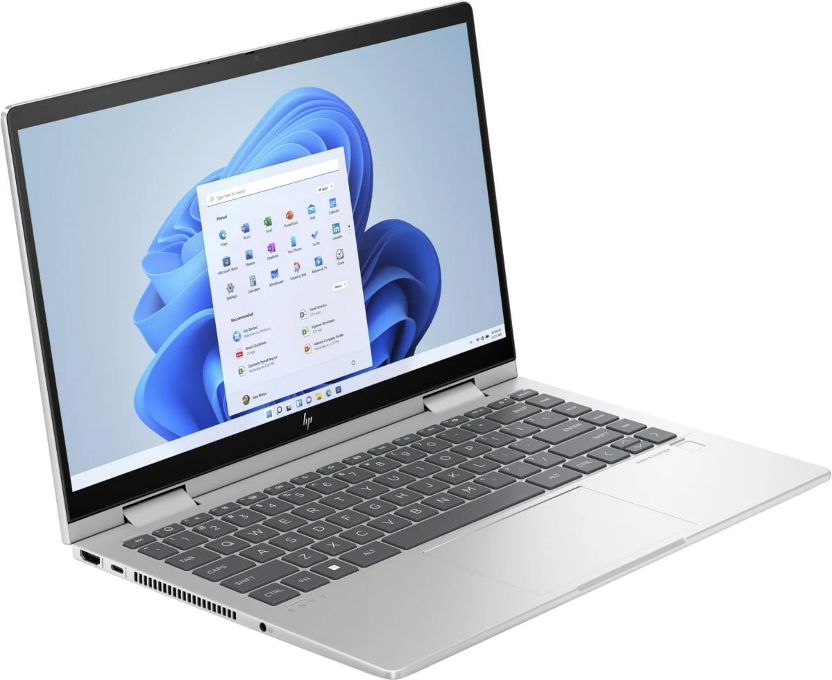Laptop hibrid HP Envy x360 14-es1013dx, Intel Core 5 120U, 8 GB RAM, 512 GB SSD, 14" Touch, Argjendtë