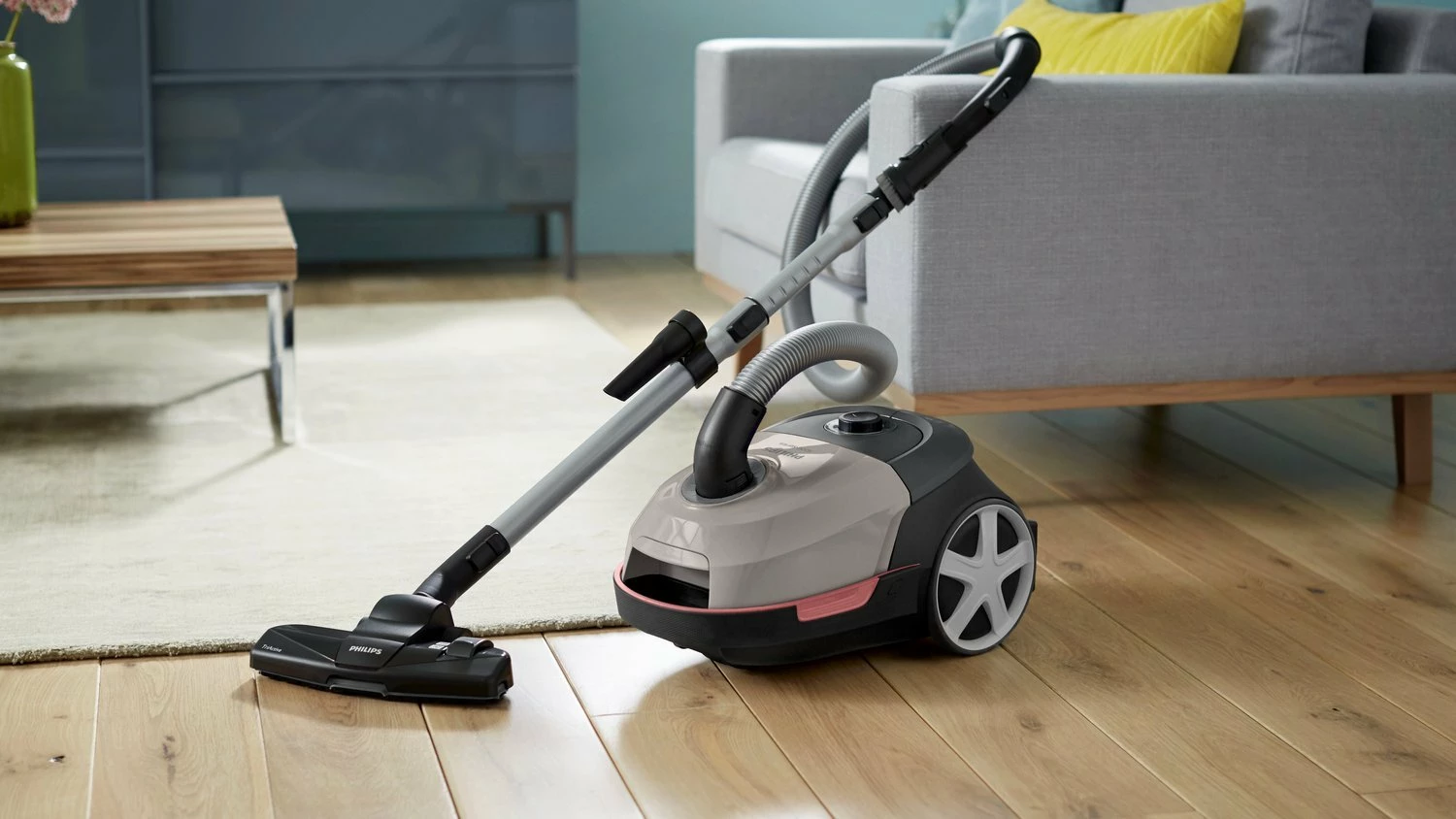 Fshesë elektrike me qese Philips XD5122/10 900W, 4L, HEPA, bezhë/zezë/gri