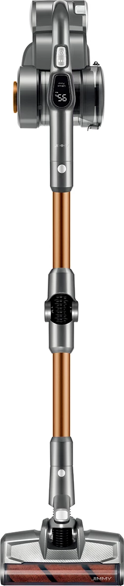 Fshesë me korrent pa kabllo JIMMY H9 Pro, 600 W, 0.6 L, gri/portokalli, me ekran LED