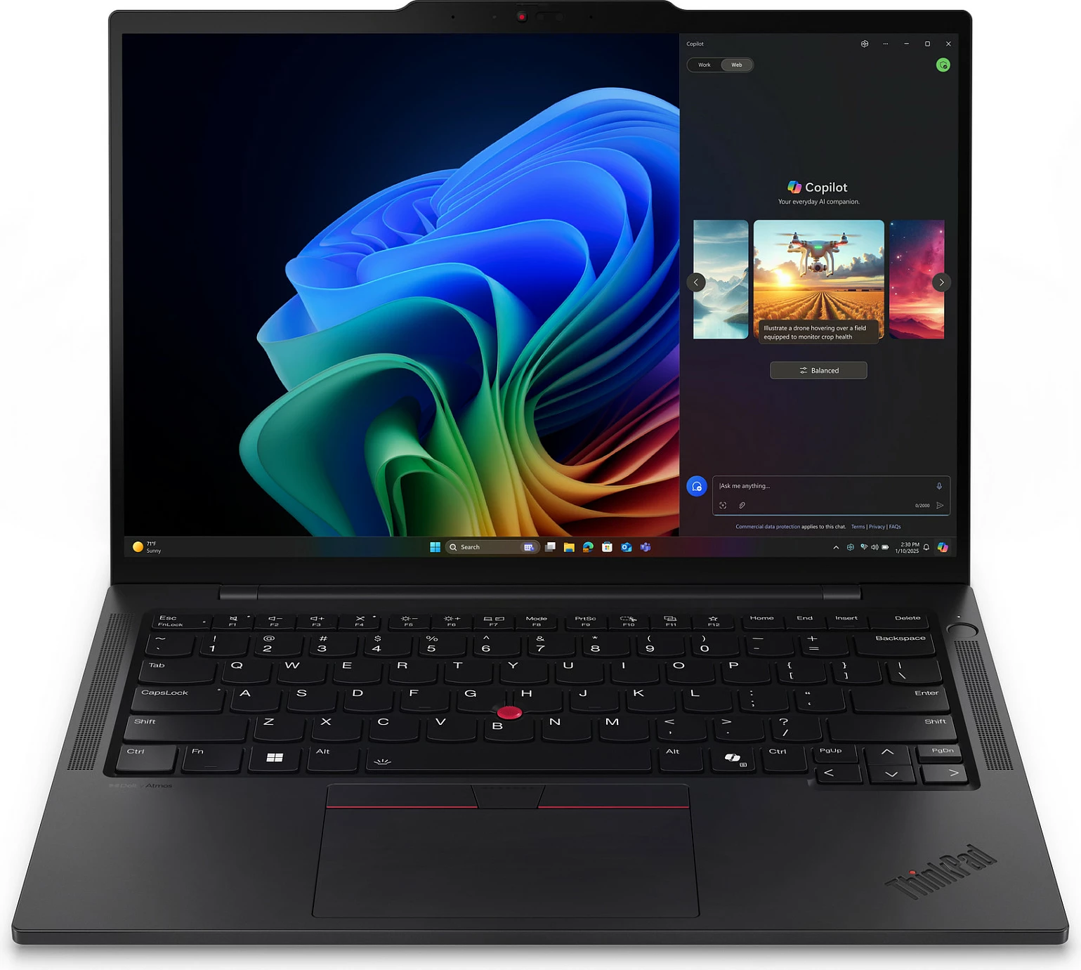 Laptop Lenovo ThinkPad T14s Gen 6, Core Ultra 7, 32GB RAM Memorje, 1TB, 14" WUXGA, Windows 11 Pro, i zi