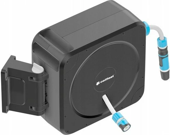 Bobinë automatike për zorrë kopshti Cellfast Ergo C55-410, 20 m, 1/2" (12.5 mm), montim në mur