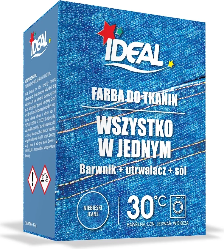 Ngjyrues për tekstile IDEAL All in One Blue Jeans, 350g