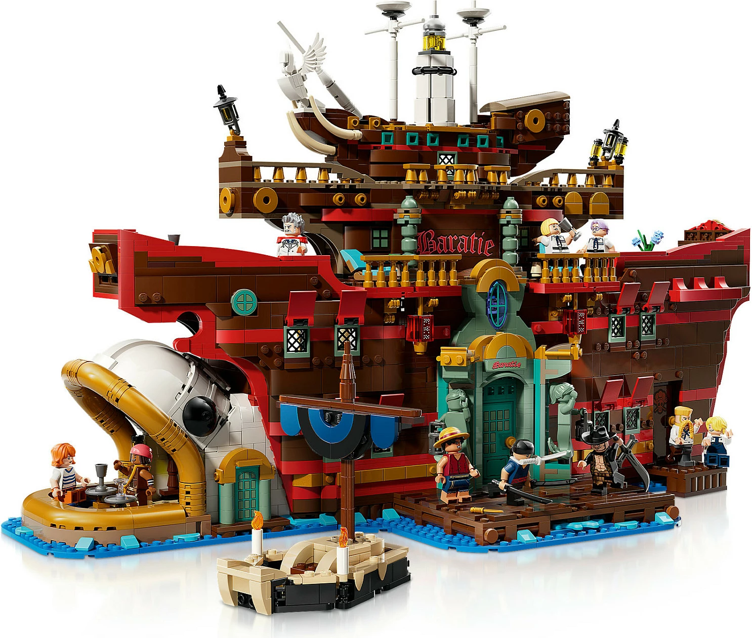 Set ndërtimi LEGO ONE PIECE The Baratie Floating Restaurant 75640, 3402 copë, 18+, multikolor