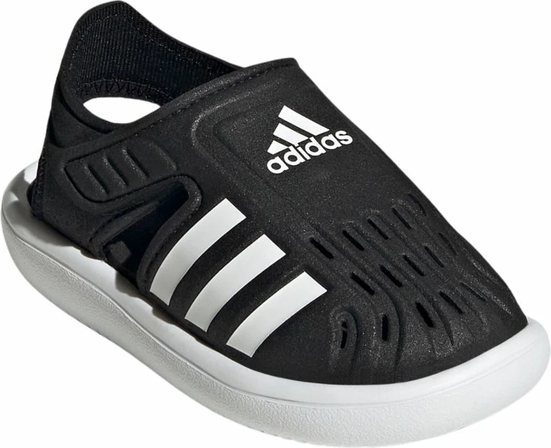Sandale për fëmijë adidas, të bardha/ të zeza [Madhësia: 21]