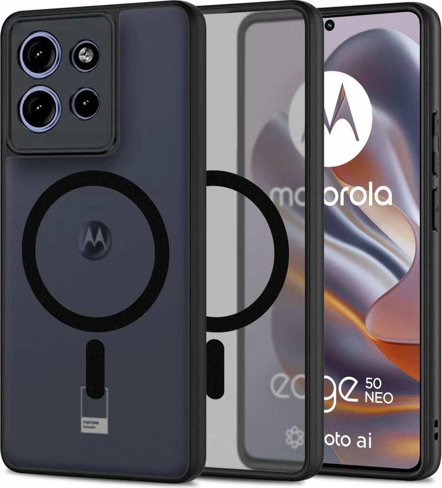 Mbështjellës Tech-Protect MagMat për Motorola Edge 50 Neo, MagSafe, Zi