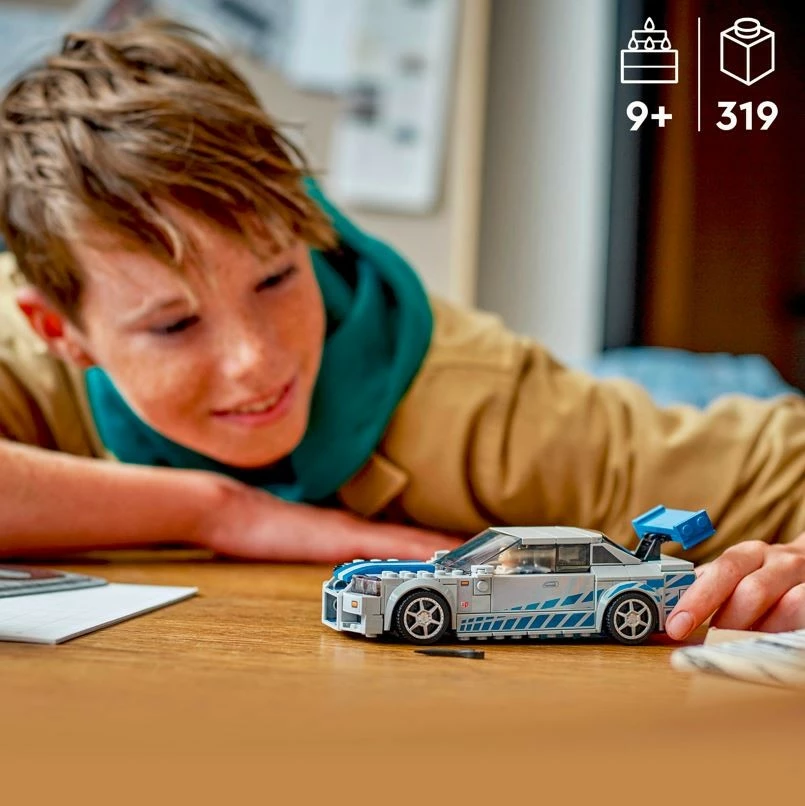 Set LEGO Speed Champions Nissan Skyline GT-R (R34) Fast & Furious, 319 pjesë