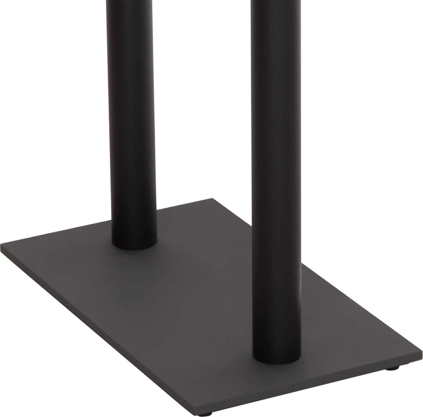 Bazë për tavolinë bar, dy këmbë, metal, ngjyrë e zezë, 80x40x108H cm