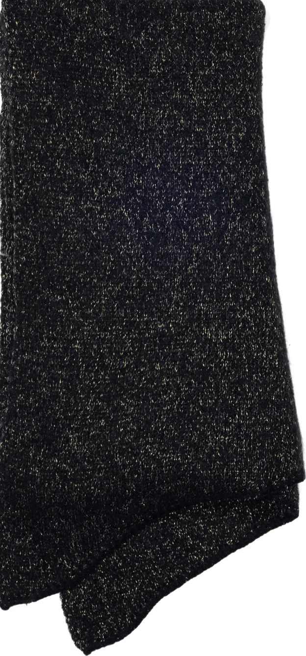Shall për femra Pieces Pcpyron Long Lurex Noos BC 17110447, e zezë