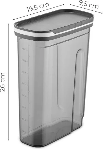 Set kuti për organizim (2 copë), ngjyrë antracit, BNMSRGAR02-27