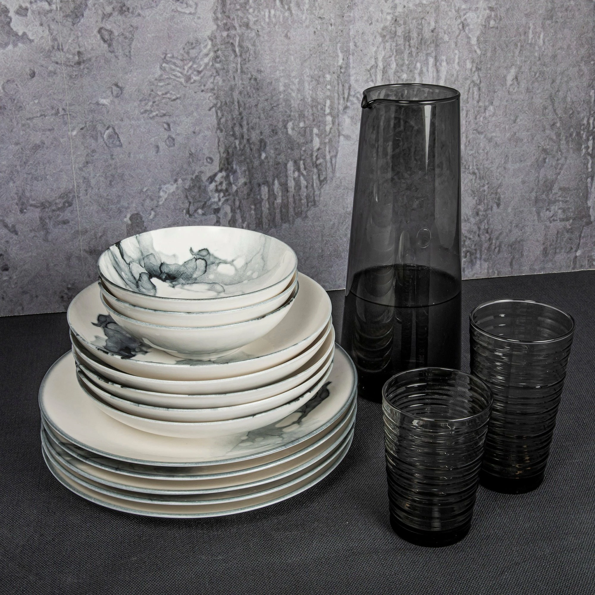 Set darke 24 pjese, Hermia Concept, GBSATN24Y4R1360