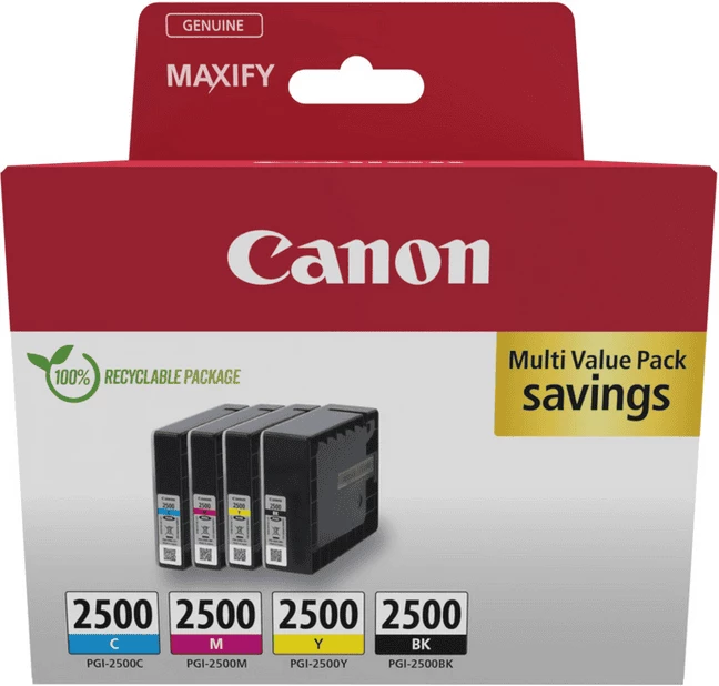 Kasetë boje printeri, Canon, PGI-2500, standard, set 4, BK/C/M/Y