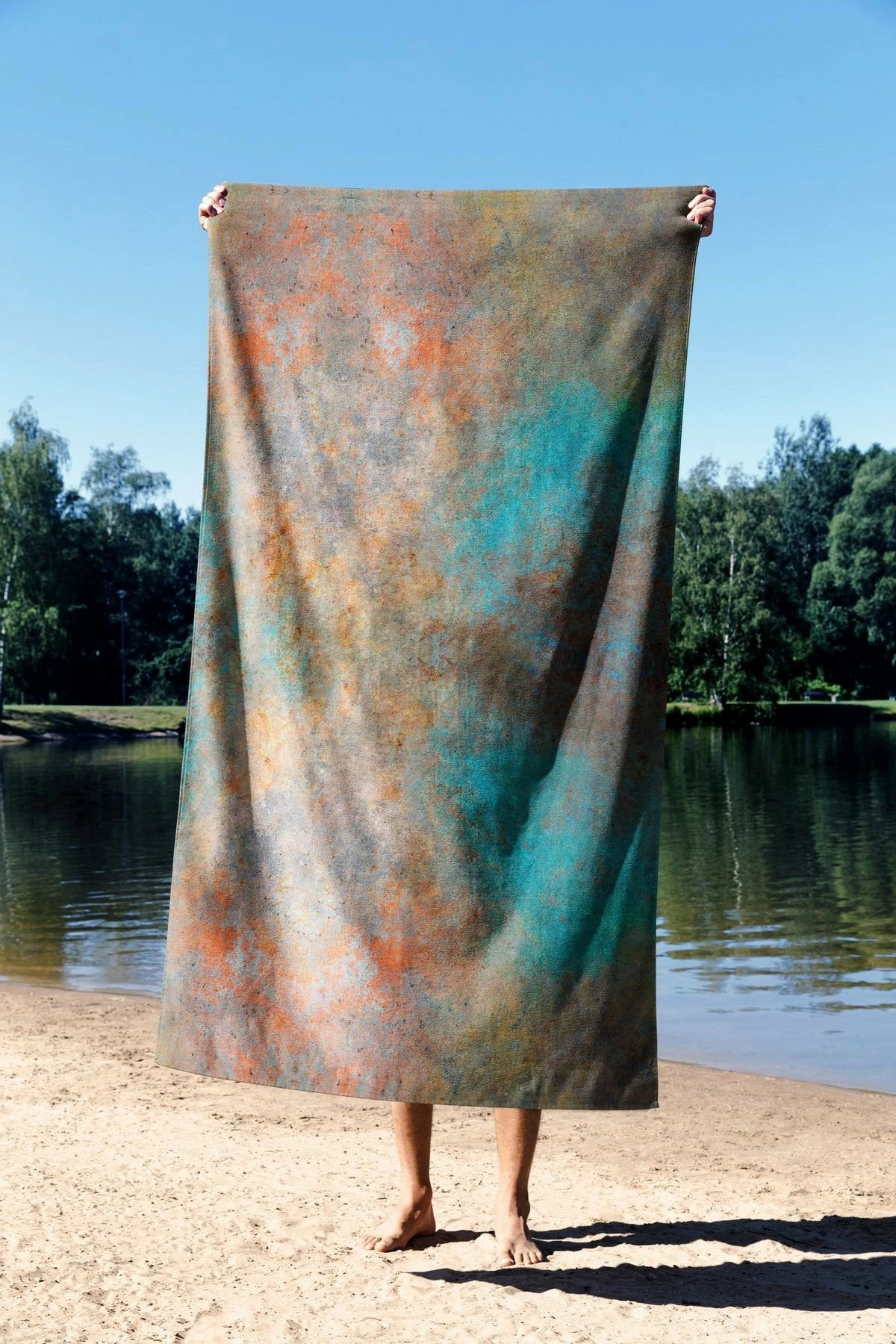 Peshqir plazhi Mijolnir, shumëngjyrësh, 90x150cm
