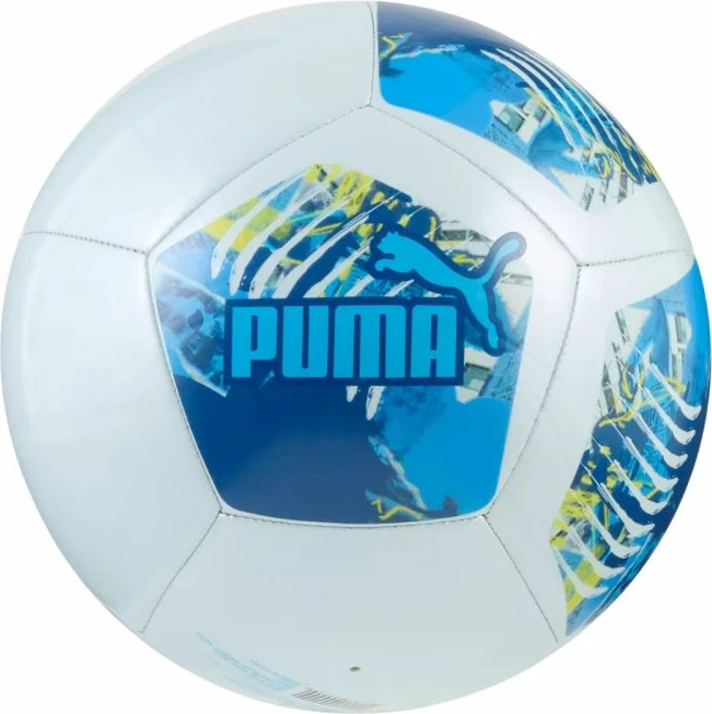 Top futbolli Puma MCFC, për meshkuj dhe femra, të bardhë dhe blu